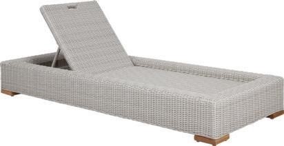 Recalled Patmos Chaise Lounge Chair in Gray